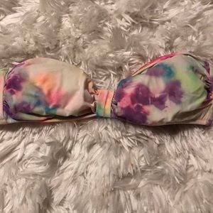 Tie dye bikini top
